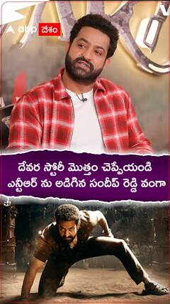 దేవర స్టోరీ మొత్తం చెప్పేయండి..ఎన్టీఆర్ ను అడిగిన సందీప్ రెడ్డి వంగా