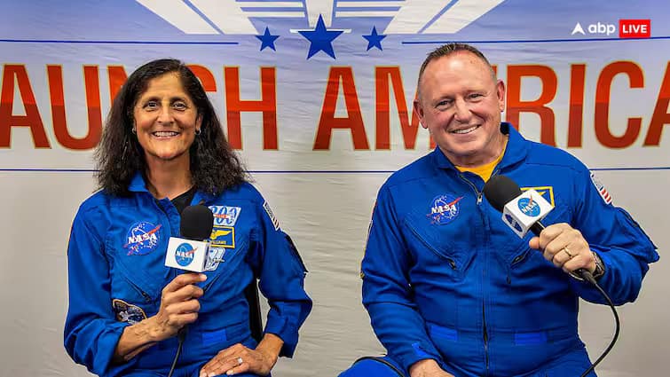 astronauts-sunita-williams-and-butch-wilmore-on-international-space-station-said-my-happy-place-it-s-nice-to-be-here Sunita Williams: પૃથ્વીથી 400KM દૂર પ્રેસ કોન્ફરન્સ, અવકાશમાં ફસાયેલી સુનિતા વિલિયમ્સે કહ્યું-મારા માટે આ ખુશીની જગ્યા