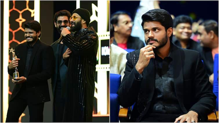 Anand Devarakonda Emotional Speech After Received SIIMA Award in Dubai Anand Deverakonda: నాని అన్న చెప్పింది నిజమైంది - అప్పుడు మా అన్నయ్య, ఇప్పుడు నేను - ఆనందర్‌ దేవరకొండ ఎమోషనల్‌