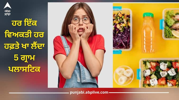 people consume 5 gram plastic in week know impacts on human body health news ਹਰ ਇੱਕ ਵਿਅਕਤੀ ਹਰ ਹਫ਼ਤੇ ਖਾ ਲੈਂਦਾ 5 ਗ੍ਰਾਮ ਪਲਾਸਟਿਕ, ਰਿਪੋਰਟ 'ਚ ਹੋਇਆ ਹੈਰਾਨ ਕਰਨ ਵਾਲਾ ਖੁਲਾਸਾ, ਇਨ੍ਹਾਂ ਬਿਮਾਰੀਆਂ ਦਾ ਖਤਰਾ