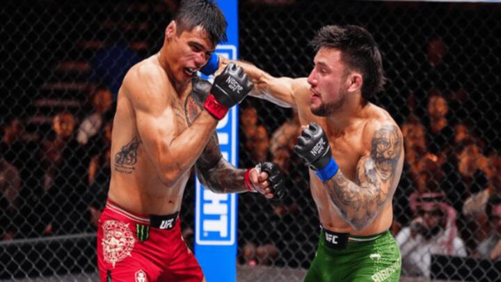 Esteban Ribovics defeated Daniel Zellhuber (Image Credit: @X/UFC)