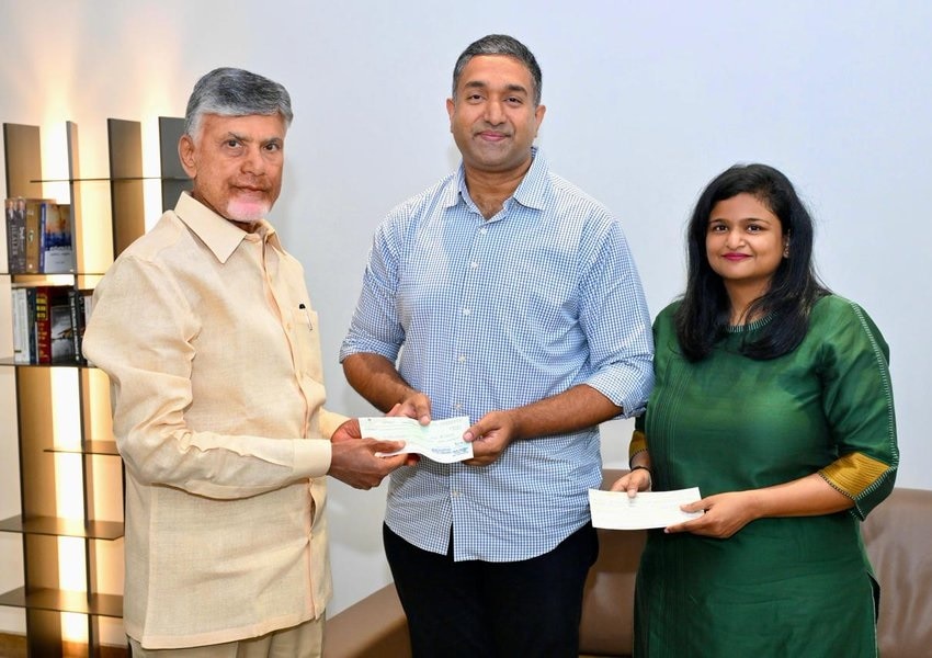 AP Floods Donation: వరద బాధితులను ఆదుకునేందుకు దివీస్, జీవీకే భారీ విరాళాలు - అభినందించిన చంద్రబాబు