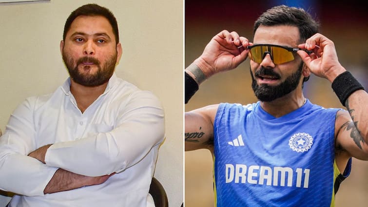 Cricketer-Turned Politician Tejashwi Yadav Claims Virat Kohli Played Under His Captaincy In Domestic Cricket Tejashwi Yadav Says Virat Kohli Played Under His Captaincy Domestic Cricket Delhi Cricketer-Turned Politician Tejashwi Yadav Claims Virat Kohli Played Under His Captaincy In Domestic Cricket