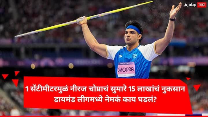 Neeraj Chopra Diamond League 2024 : यावेळी नीरज चोप्राला डायमंड लीगमध्ये सुमारे 15 लाख रुपयांचे नुकसान झाले. कारण भालाफेक स्पर्धेत तो दुसरा राहिला.