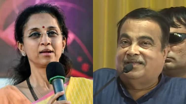 Supriya Sule Says We will be happy if Nitin Gadkari becomes the Prime Minister Maharashtra Politics Marathi News Supriya Sule : नितीन गडकरी पंतप्रधान झाले तर आम्हाला आनंद होईल; सुप्रिया सुळेंचा फुल्ल पाठिंबा