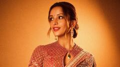 Triptii Dimri Charms With Her Ethereal Look In A Designer Saree; SEE PICS