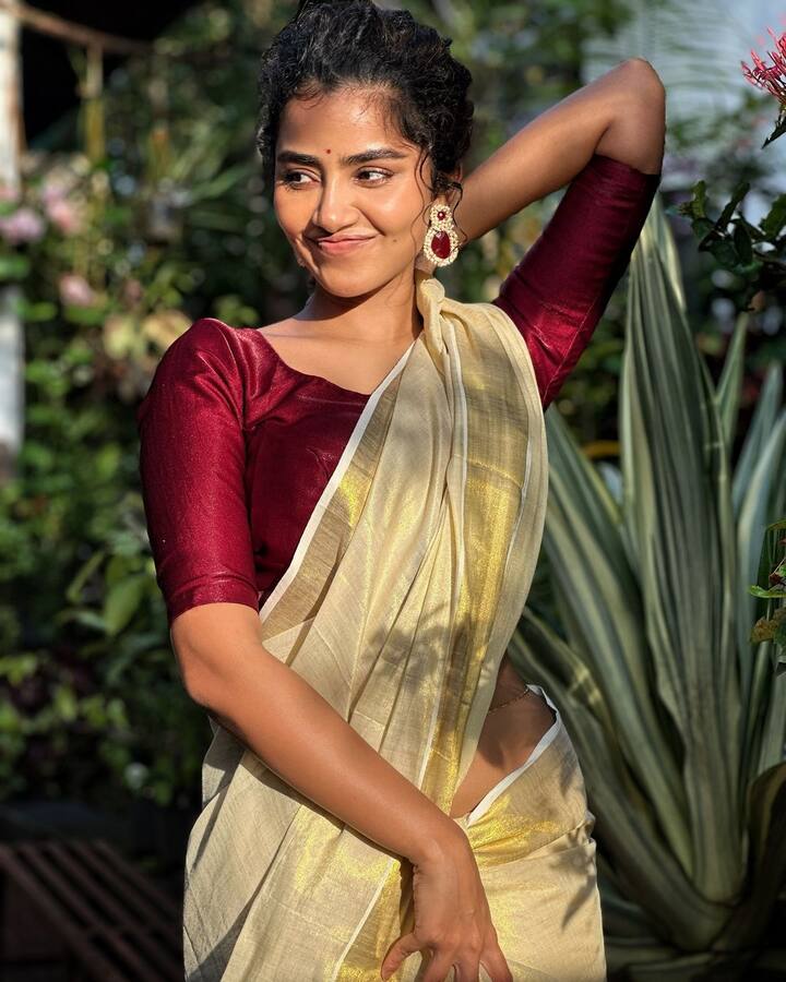 సోషల్ మీడియాలోనూ అనుపమ ఫుల్ యాక్టివ్ గా ఉంటుంది. ఎప్పటికప్పుడు తన లేటెస్ట్ ఫోటోలు, వీడియోను షేర్ చేస్తుంటుంది. Photo Credit: Anupama Parameswaran/Instagram