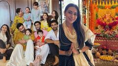 करिश्मा-करीना ने फैमिली के साथ यूं मनाई थी गणेश चतुर्थी, पापा रणबीर की गोद में दिखी राहा, देखें इनसाइड तस्वीरें