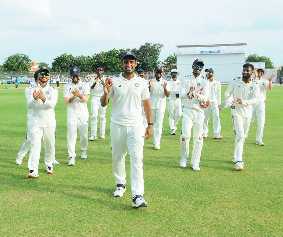 Duleep Trophy Highlights: ఇండియా-ఏ గెలుపు, ఇండియా డీపై 186 పరుగుల తేడాతో ఘన విజయం