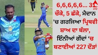 6,6,6,6,6... 31 fours, 5 sixes, Prithvi Shaw's bat roared in the field, 227 runs scored in so many balls details inside