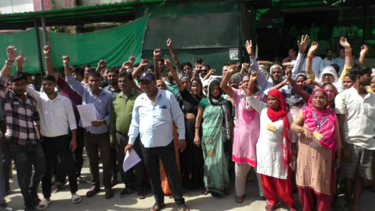 Bharatpur RBM and Janana Hospital Private Employees Boycott work ...