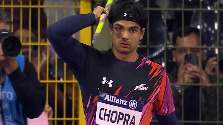 Men Javelin Throw Final Diamond League 2024 King Baudouin Stadium Brussels Neeraj Chopra Finishes 2nd Surrenders Title To Anderson Peters Men's Javelin Throw Final, Diamond League 2024: Neeraj Chopra Finishes 2nd; Surrenders Title To Anderson Peters