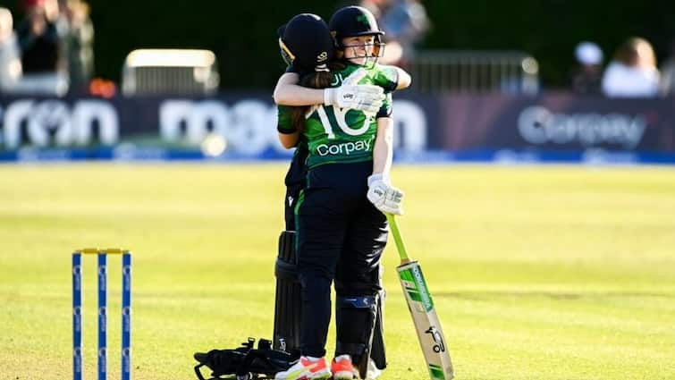 WATCH Ireland Women Win Last Ball Thriller Vs England Women Register First Ever T20I Win Against Them record their highest successful chase in the format WATCH | Ireland Women Win Last-Ball Thriller Vs England Women; Register First-Ever T20I Win Against Them