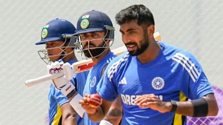 virat kohli vs jasprit bumrah practice session who won the battle ind vs ban test practice Virat Kohli: कोहली vs बुमराह, जानें प्रैक्टिस सेशन में कौन किस पर पड़ा भारी