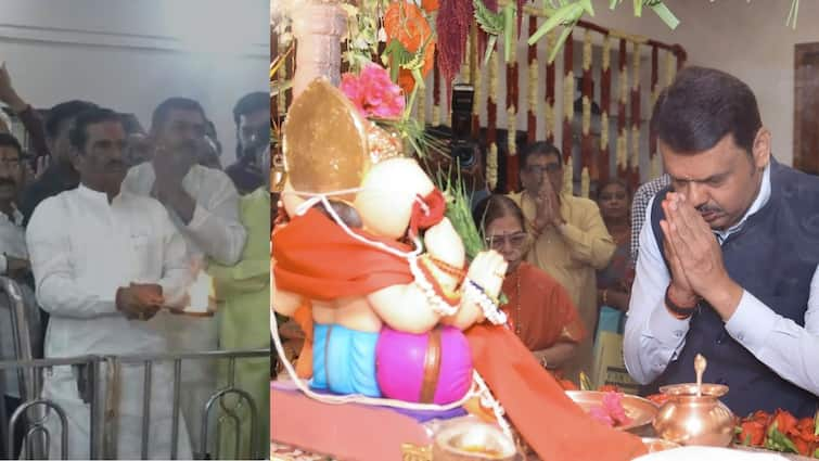 Prataprao Chikhalikar on Devendra Fadnavis should become the Chief Minister again the former MP vowed in front of Ganapati Bappa देवेंद्र फडणवीस पुन्हा मुख्यमंत्री व्हावेत, माजी खासदाराने गणपती बाप्पासमोर बोलला नवस