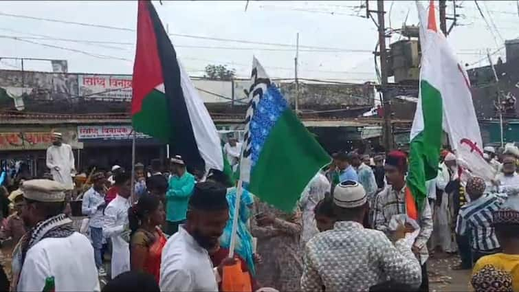 Balaghat Palestinian Flag at Eid-e-Milad-un-Nabi procession police took action ANN MP: ईद मिलादुन्नबी के जुलूस में लहराया फिलिस्तीन का झंडा, बालाघाट पुलिस ने लिया एक्शन