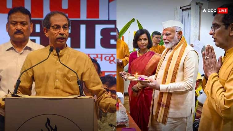 Uddhav Thackeray reaction on PM Modi Visit at Justice Chandrachud house says thanks CJI for not giving next date to Ganapati Bappa 'सीजेआई चंद्रचूड़ का धन्यवाद', गणपति बप्पा की पूजा में पीएम मोदी के शामिल होने पर बोले उद्ध ठाकरे