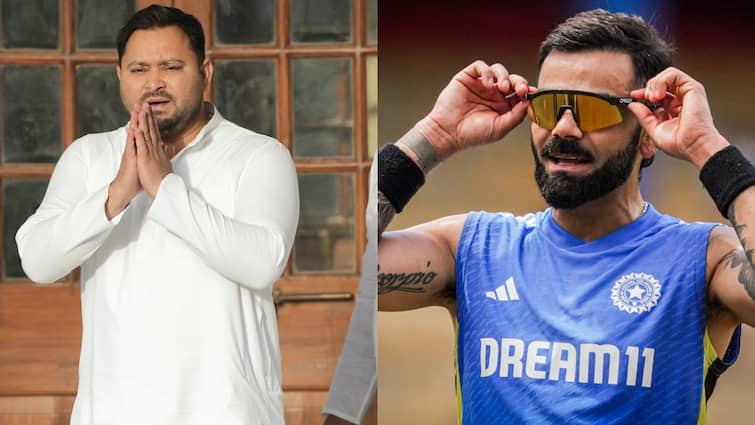 When Tejashwi Yadav played under Virat Kohli captaincy know his records runs and wickets किस टूर्नामेंट में विराट कोहली की कप्तानी में खेले थे तेजस्वी यादव? जानें कितने बनाए रन और कितने लिए विकेट?