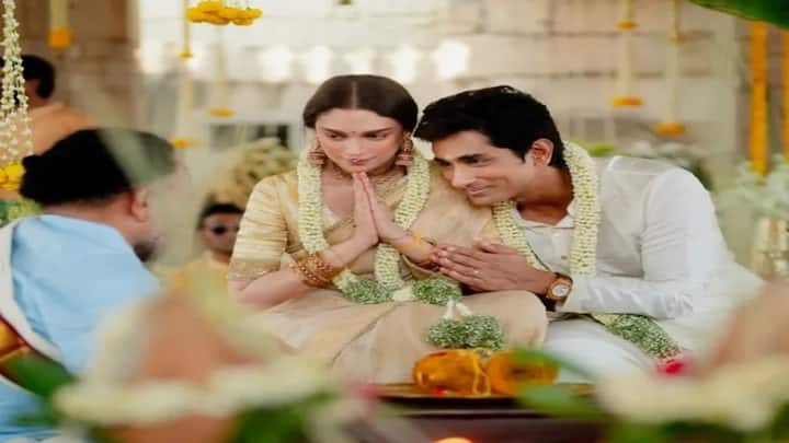 Aditi Rao Hydari Siddharth Wedding: અદિતી રાવ હૈદરી અને સિદ્ધાર્થે લગ્ન કર્યા, જુઓ તસવીરો