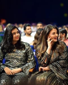Aaradhya Bachchan : ఐశ్వర్య రాయ్ అవార్డ్ తీసుకుంటుంటే ఆరాధ్య ఆనందం చూశారా? బచ్చన్ కూతురు ఎంత క్యూట్​గా నవ్వేస్తోందో