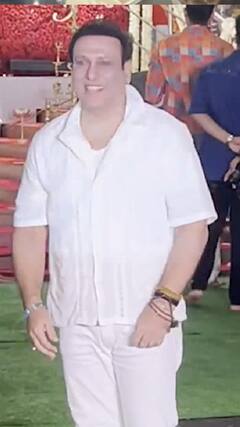 सीएम शिंदे की गणपति पूजा में पहुंचे एक्टर Govinda । Bollywood News । Ganpati Pooja