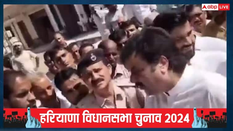 Haryana Assembly Election 2024 Kuldeep Bishnoi Bhavya Bishnoi Faces Strong Oppose From People in Adampur हिसार में कुलदीप बिश्नोई और विधायक बेटे भव्य का भारी विरोध, आदमपुर सीट पर करने गए थे प्रचार