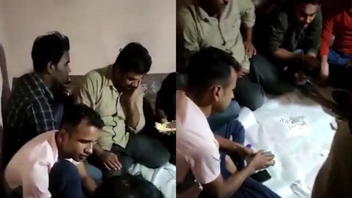 खाकी बदनाम! टीकमगढ़ में पुलिस वाले खेल रहे थे जुआ, वीडियो वायरल होने के बाद 6 पर गिरी गाज