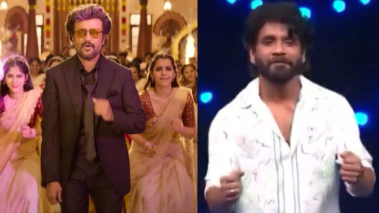 Actor Nagarjuna Dances to Rajinikanth vettaiyan manasilaayo song Nagarjuna : பிரபலங்களை ஆடவைக்கும் வேட்டையன் மனசிலாயோ பாடல்.. நடிகர் நாகர்ஜூனா வைரல் வீடியோ