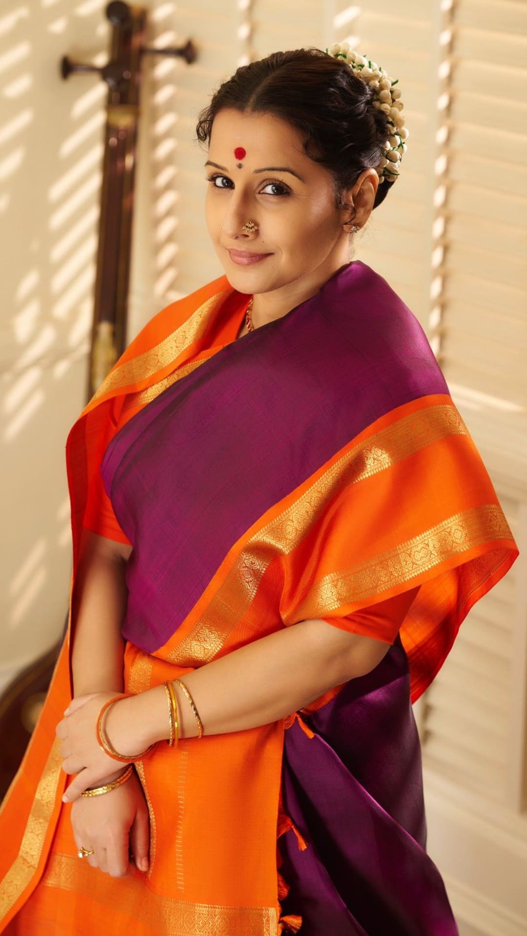 Vidya Balan Recreates M.S. Subbulakshmi's Look As Tribute On Her 108th ...