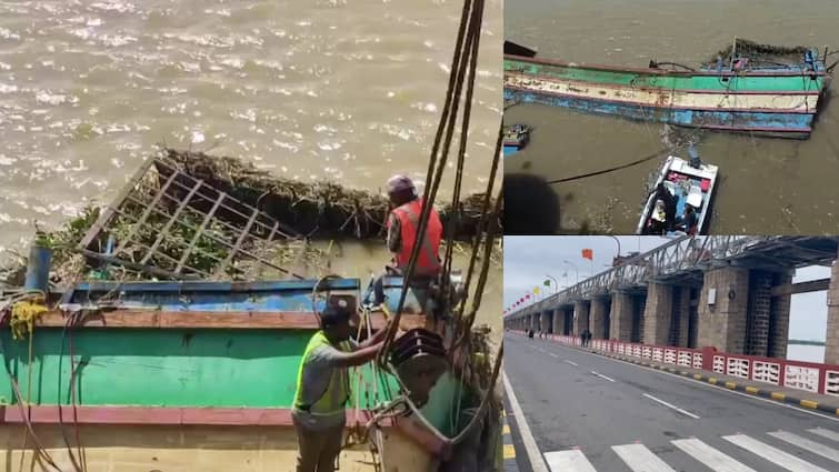 engineers new plan for extraction of boats in prakasam barrage latest updates Prakasam Barrage: ప్రకాశం బ్యారేజీ బోట్ల తొలగింపు - మరో ప్లాన్‌కు ఇంజినీర్లు సిద్ధం, ప్రయత్నాలు ఫలించేనా?