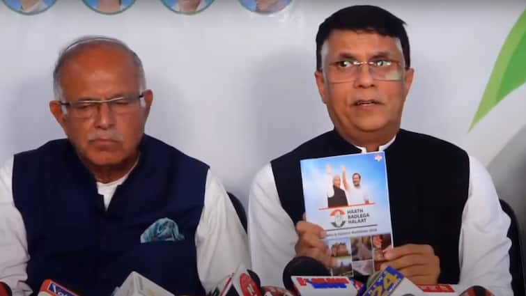 Jammu Kashmir Election 2024 Congress Manifesto Promises Rs 25 Lakh Health Cover Financial Aid For Farmers Women Youth Details J-K Election: Congress Manifesto Promises Rs 25 Lakh Health Cover, Financial Aid For Farmers, Women & Youth