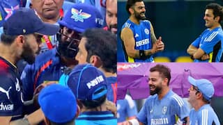 virat kohli and gautam gambhir laughing photo goes viral ahead india vs bangladesh test series 2024 practice session