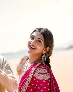 Sreeleela : బీచ్ ఒడ్డున పింక్ లంగాఓణిలో శ్రీలీల.. ట్రెడీషనల్ లుక్​లో క్యూట్​గా నవ్వేస్తోన్న బ్యూటీ