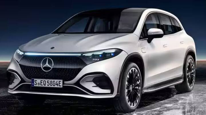 Mercedes EQS SUV: மெர்சிடஸ் நிறுவனத்தின், EQS எஸ்யுவி கார் மாடல் அறிமுகப்படுத்தப்பட்டுள்ளது. இதன் சிறப்பம்சங்கள் என்னென்ன என்பதை காணலாம்.