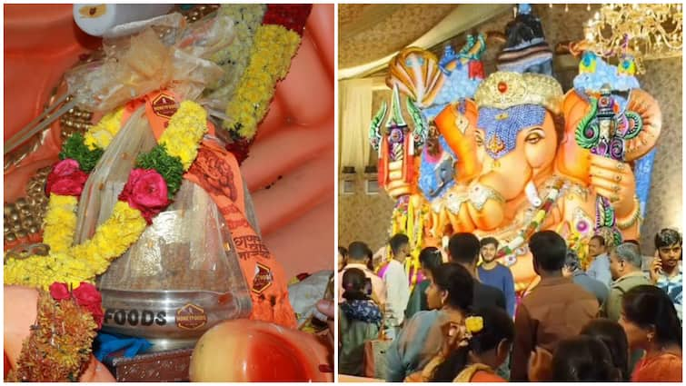 Balapur Ganesh Laddu fetched a record price in the auction Balapur Laddu Auction 2024: బాలాపూర్ గణేష్ లడ్డూకు రికార్డు ధర - 30 లక్షల ఒక వెయ్యికి సొంతం చేసుకున్న శంకర్ రెడ్డి