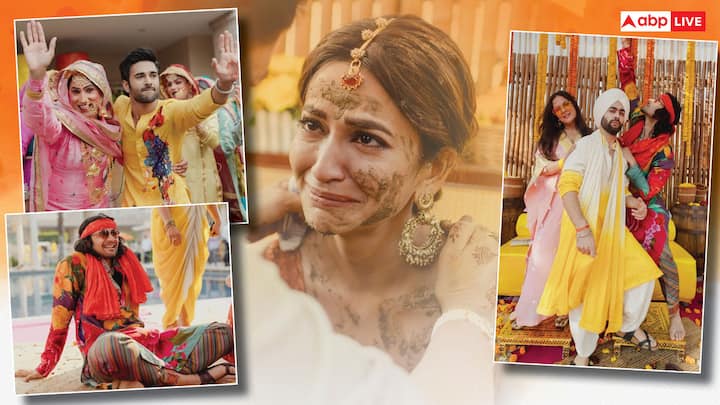 Kriti-Pulkit Haldi Pics: एक्टर पुलकित सम्राट और कृति खरबंदा की शादी के कई महीने बाद अब उनकी दोस्त ऋचा चड्डा ने उनकी कुछ फोटोज शेयर की हैं. ये तस्वीरें कृति-पुलकित की हल्दी सेरेमनी से हैं.