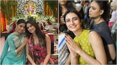 Palak Tiwari Performs Ganpati Visarjan Puja With Family And Friends, See All Pics
