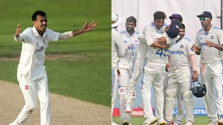 yuzvendra chahal 4 wickets for northamptonshire vs leicestershire county division two championship