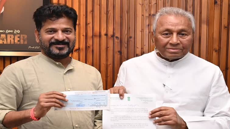 Mekapati family donation to flood relief fund latest telugu news Telugu News: మేకపాటి విరాళానికి రాజకీయం అడ్డంకి- చంద్రబాబుకు స్పీడ్ పోస్టు- తెలంగాణలో మాత్రం నేరుగా అందజేత!