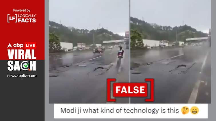 Fact Check: Video From Guatemala Falsely Shared As 'Rain-Damaged Road' In India Fact Check: Video From Guatemala Falsely Shared As 'Rain-Damaged Road' In India