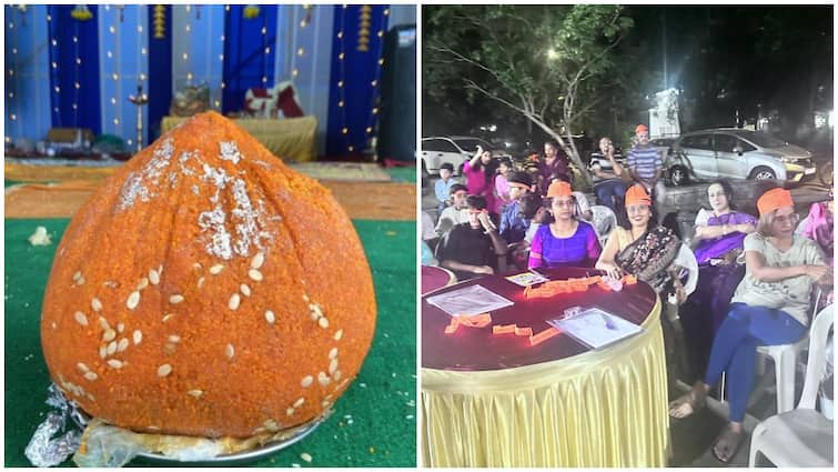 Ganesh Laddu auctioned for rs 1 Crore 87 Lakhs at Keerthi Richmond Villas in Bandlaguda Hyderabad in Telugu Keerthi Richmond Villas Ganesh Laddu 2024: కోటి 87లక్షల గణపయ్య లడ్డూ - కీర్తి రిచ్ మండ్ విల్లాస్‌లో రికార్డు ధర