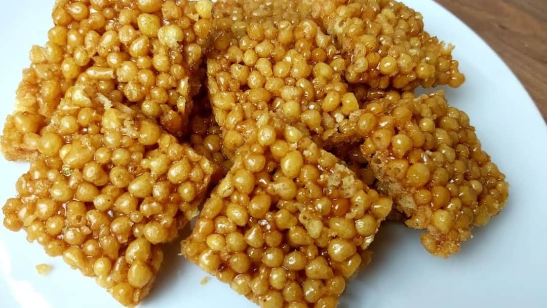 Tasty and Crispy Bellam Boondi Mitai aka Bellam Achu Recipe for Festivals especially for Dussehra Bellam Achu Recipe : టేస్టీ, క్రిస్పీ బూందీ మిఠాయి.. బెల్లం బూందీ అచ్చుని ఇంత సింపుల్​గా చేసేయొచ్చా? 