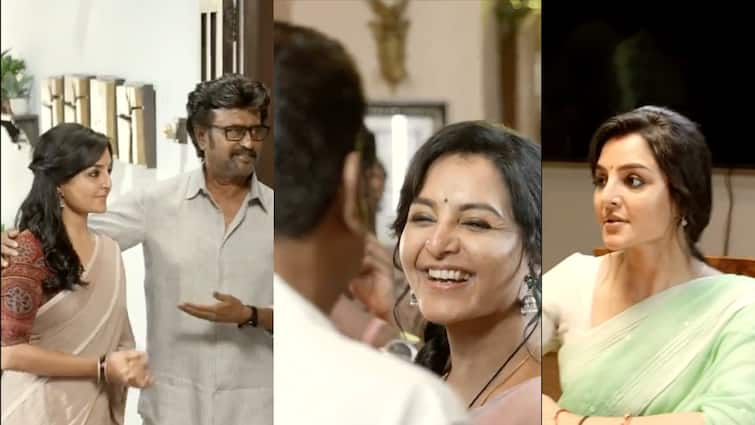 Rajinikanth vettaiyan movie manju Warrier as thara character introduction video Manju Warrier : அழகால் மயக்கும் மஞ்சு வாரியர்...வேட்டையன் கதாபாத்திர அறிமுக வீடியோ