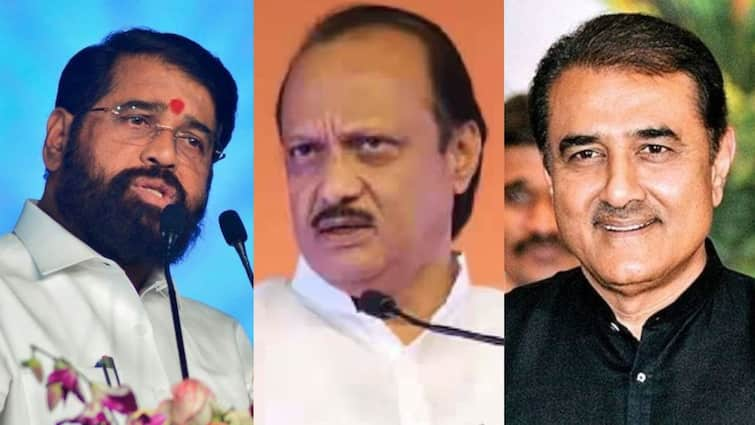 Praful Patel reaction to talk that MLA from NCP Ajit Pawar group are upset after Eknath Shinde gave ministerial status to Shiv Sena leaders Maharashtra Politics Marathi News Praful Patel : अजितदादांच्या राष्ट्रवादीतील नेत्यांना डावललं जातंय का? प्रफुल्ल पटेलांनी स्पष्टच सांगितलं, म्हणाले, आमचे कुठलेही आमदार...