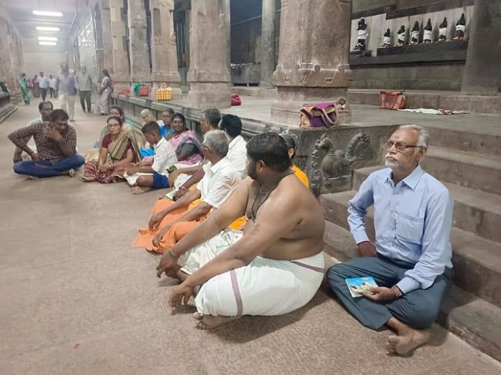Karur Kalyana Pasupadeeswarar Temple Sivanadiyaar dharna protest - TNN கரூர் கல்யாண பசுபதீஸ்வரர் ஆலயத்தில் சிவனடியார்கள் தர்ணா - காரணம் என்ன?