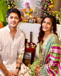 Surbhi Chandna Celebrates Ananta Chaturdashi With Husband And Family, Share Pics