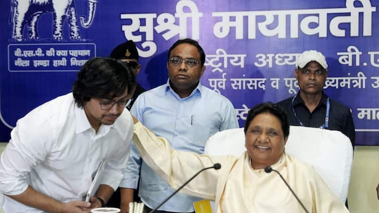 UP Politics Mayawati may give this important responsibility to Akash Anand after Haryana elections हरियाणा चुनाव के बाद आकाश आनंद को यूपी में ये अहम जिम्मेदारी देंगी मायावती? BSP बदलेगी रणनीति!