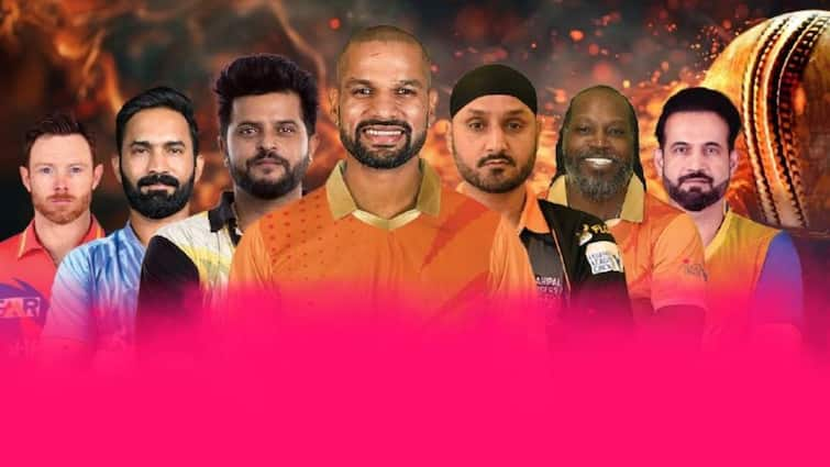 LLC 2024 Legends League Cricket All Squads Full List Complete Schedule Where To Watch Live Streaming All You Need To Know Shikhar Dhawan Yuvraj Singh Legends League Cricket (LLC) 2024: Squads, Full Schedule, Where To Watch & All You Need To Know