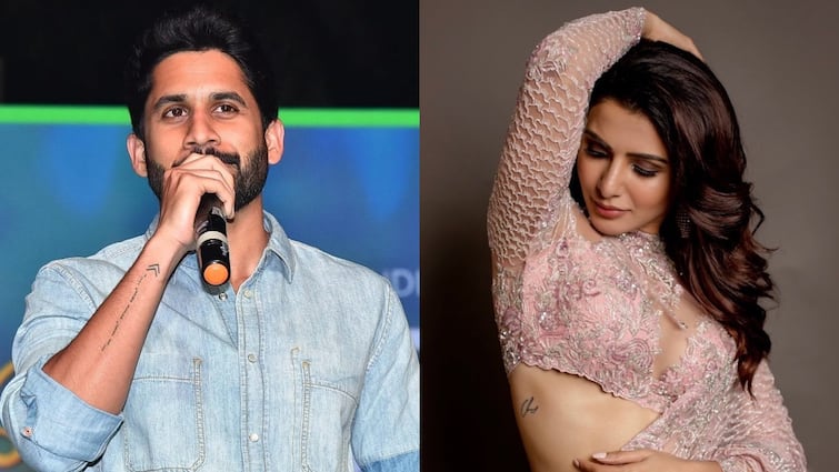 Samantha and Naga Chaitanya response to their Tattoo After divorce பிரிஞ்சு மூணு வருஷமாச்சு.. டேட்டூவை ஏன் அழிக்கல? சமந்தா - நாக சைதன்யா கொடுத்த பதில் என்ன?