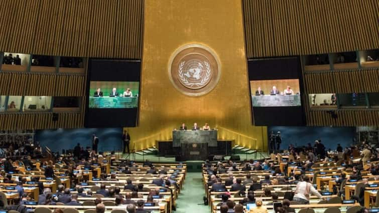 Israel Palestine conflict UN Adopts Resolution Against Israel's Unlawful Presence UN Adopts Resolution Against Israel's 'Unlawful Presence' In Palestinian Territories, India Abstains From Voting